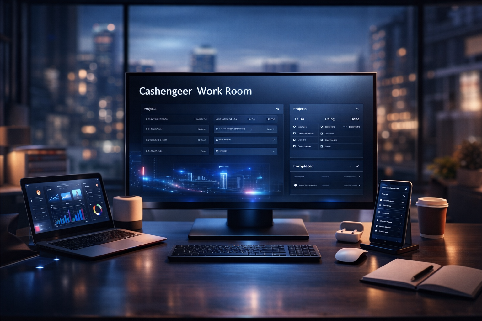 Cashengeer Work Room Visual